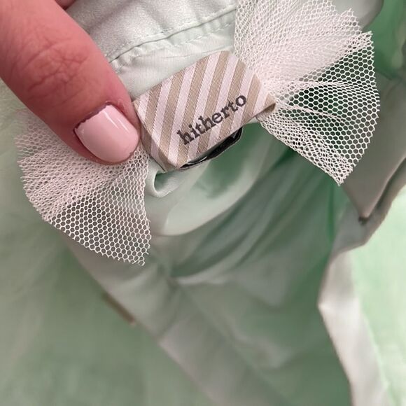 BHLDN mint green tulle ballerina skirt (hitertho) size 2 NWT - Picture 4 of 9